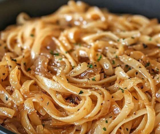 Divine Slow Cooker Caramelized Onion Pasta FB IMG 1752842094133