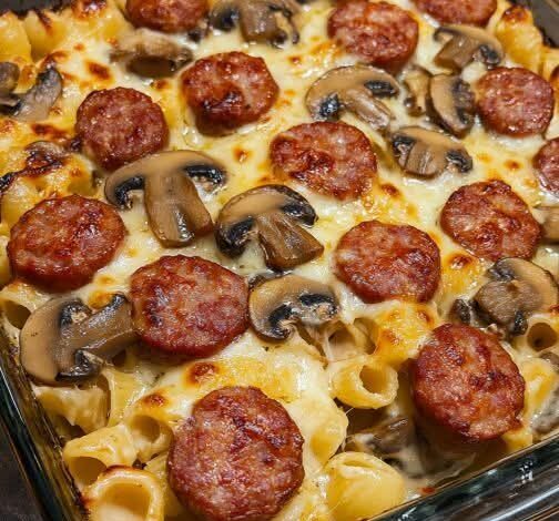 Oven-Baked Sausage and Mushroom Pasta Gratin, FB IMG 1757851117696