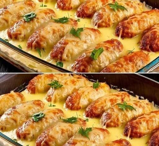 Stuffed Cabbage Rolls on a Vegetable Bed FB IMG 1760271234695