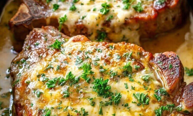 Smothered Pork Chops with Potatoes in Gravy FB IMG 1761332785952