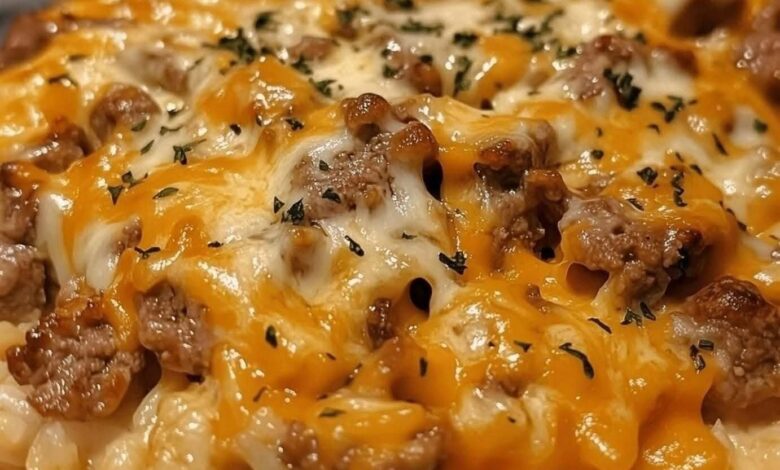 Cheesy Ground Beef and Rice Casserole FB IMG 1761427700458