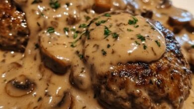 Slow Cooker Herb Infused Salisbury Steak with Mushroom Gravy FB IMG 1761437076020