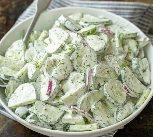 Creamy Cucumber Salad with Dill and Red Onion FB IMG 1762378675010