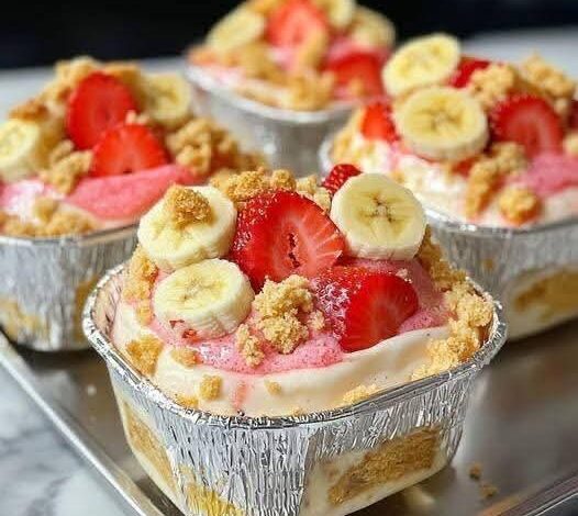 Strawberry Cheesecake Banana Pudding – Creamy FB IMG 1762388543024