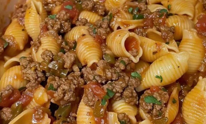 Pasta Shells With Ground Beef Recipe FB IMG 1764795462671