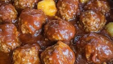 Crockpot Pineapple Barbecue Meatballs FB IMG 1765553868918