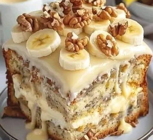 Delicious Banana & Walnut Cream Cake FB IMG 1766494090863