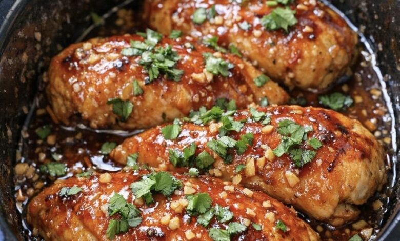 Slow Cooker Sweet Chili Lime Chicken IMG 0187