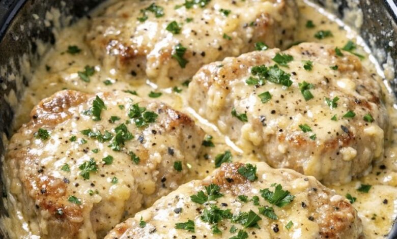 Slow Cooker Creamy Ranch Pork Chops IMG 0274