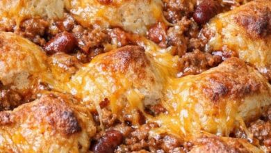 3-Ingredient Chili Cheese Biscuit Casserole IMG 0306