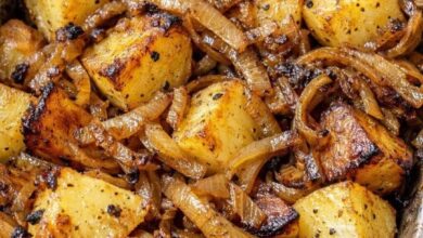 Oven Baked Amish Roasted Potatoes and Onions IMG 0307