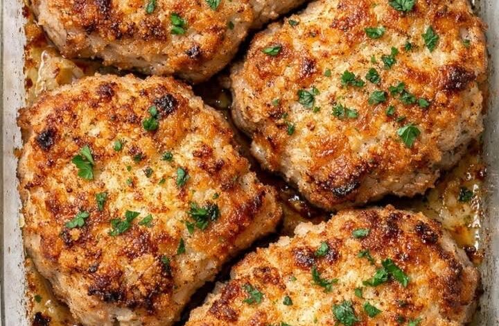 Oven Baked 3-Ingredient Parmesan Pork Chops IMG 0316