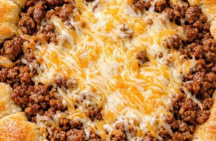 Cheesy Taco Crescent Pie IMG 0341