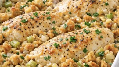 Slow Baked Chicken and Stuffing Casserole IMG 0356