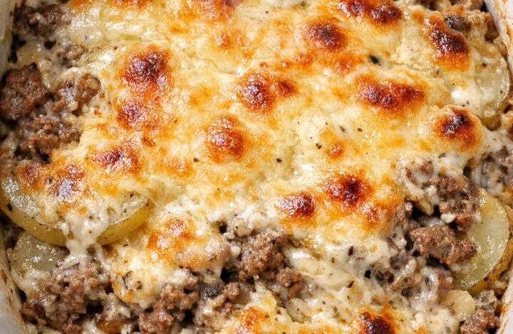 Slow Cooker 4-Ingredient Hamburger Potato Casserole IMG 0367