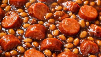 Slow Cooker 4-Ingredient Beans and Franks IMG 0378