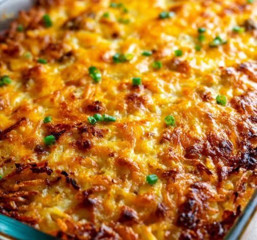 Oven Baked Cheesy Hash Brown Casserole IMG 0380
