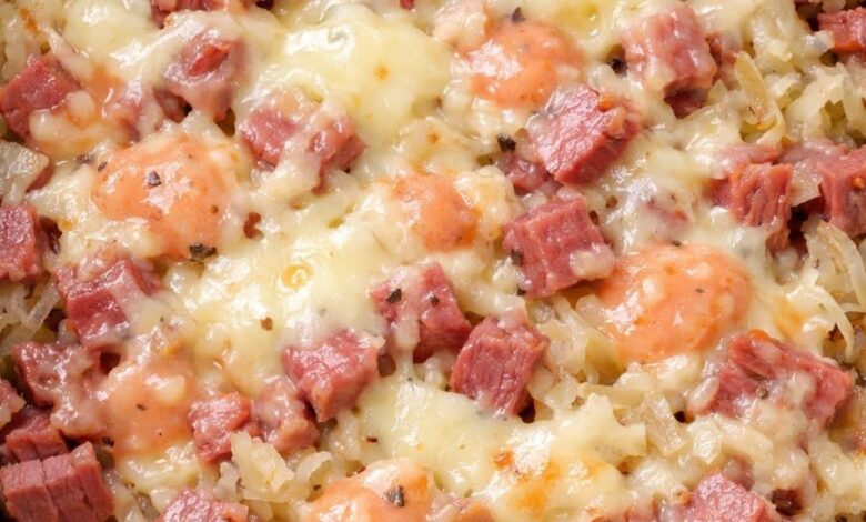Slow Cooker 4-Ingredient Reuben Casserole IMG 0381