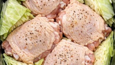 5-Ingredient Slow Cooker Buttered Cabbage and Chicken IMG 0559