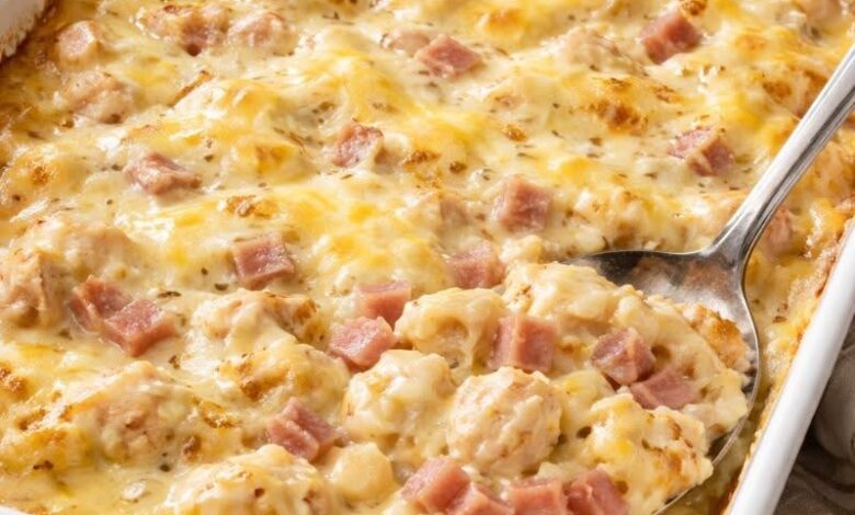 4-Ingredient Chicken Cordon Bleu Casserole IMG 1044