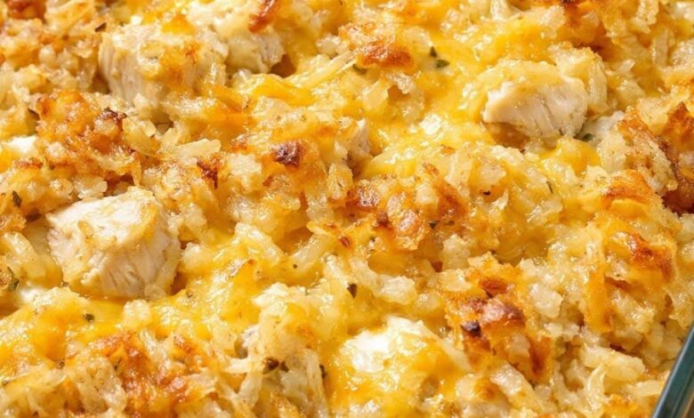 Oven-Baked 4-Ingredient Hashbrown Chicken Bake IMG 1067 1