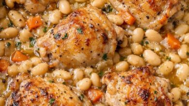 Oven Baked 4-Ingredient Amish Chicken and White Bean Casserole IMG 1102