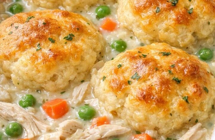 Oven Baked 4-Ingredient Chicken Pot Pie Bubble Up IMG 1113