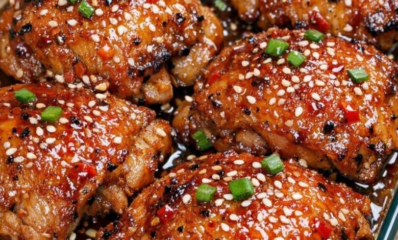 Oven Baked 3-Ingredient Pepper Jelly Glazed Chicken IMG 1122