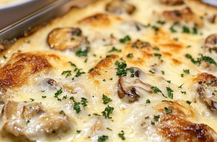 Creamy Chicken and Mushroom Bake IMG 1142