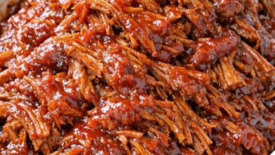 Oven Baked 3-Ingredient Church Potluck Barbecue Beef IMG 1158