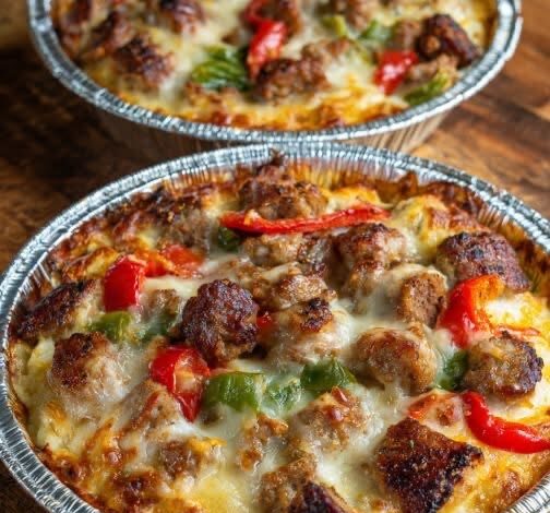 Low Carb Cauliflower Pizza Casserole IMG 1573