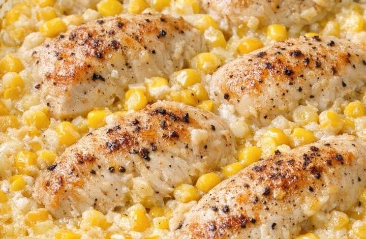Oven Baked 4-Ingredient Amish Chicken and Sweet Corn Casserole IMG 1697