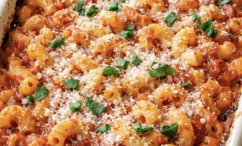 Oven-Baked 4-Ingredient Amish Crushed Tomato Macaroni IMG 1711