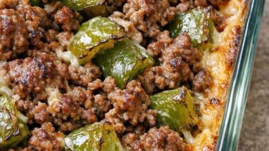 Oven-Baked 4-Ingredient Amish Beef and Bell Pepper Bake IMG 1727