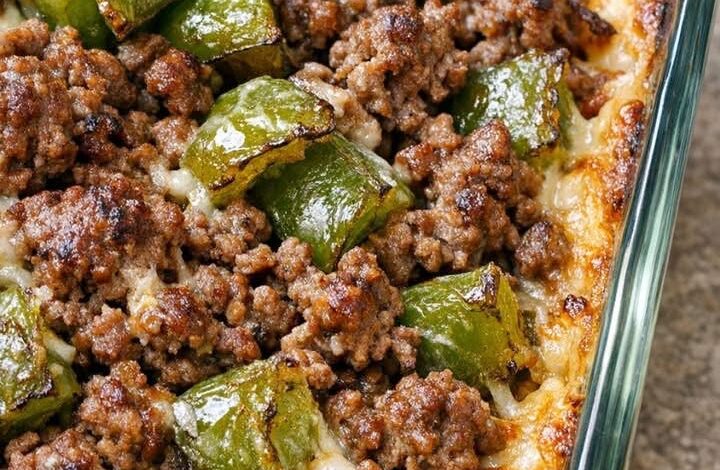 Oven-Baked 4-Ingredient Amish Beef and Bell Pepper Bake IMG 1727