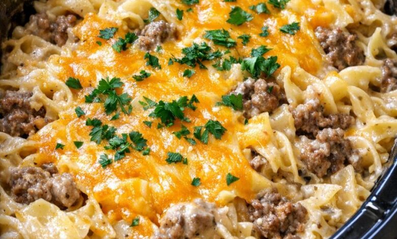 Slow Cooker 5-Ingredient Amish Yumasetti Casserole IMG 1748