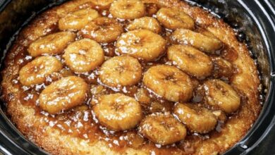 Slow Cooker Banana Foster Cake IMG 1801