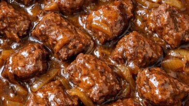 Oven Baked 3-Ingredient Old Fashioned Beef and Gravy IMG 1816