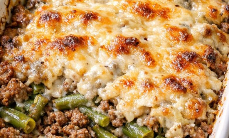 Amish Green Bean Beef Bake IMG 1855