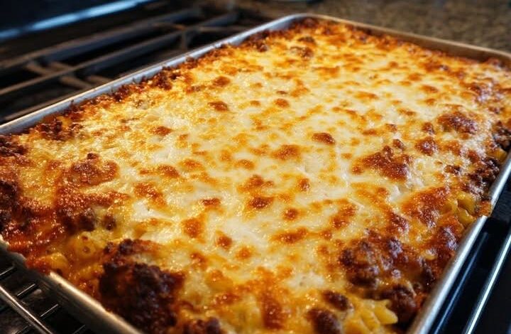 Beef and Macaroni Bake with Cheesy Top IMG 1880