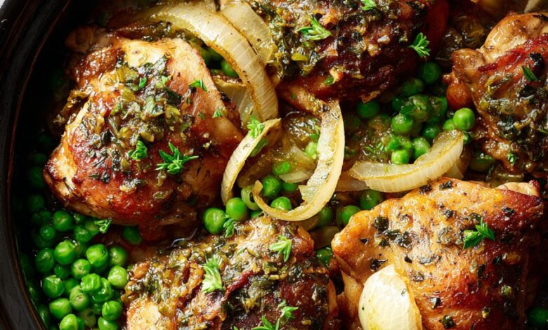 5-Ingredient Slow Cooker Chicken and Peas IMG 1887