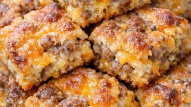 Southern 3-Ingredient Cheesy Sausage Squares IMG 1915