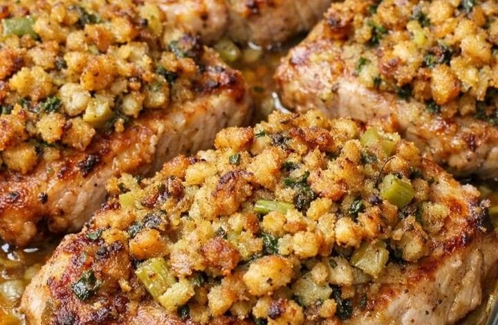 Oven-Baked 3-Ingredient Stuffing Pork Chops IMG 2016