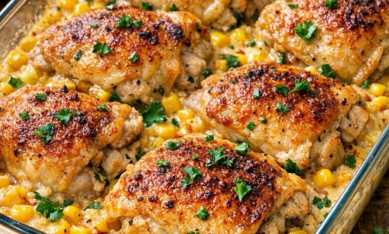 Oven-Baked Amish Sweet Corn Chicken (4 Ingredients) IMG 2032