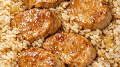 Slow Cooker 4-Ingredient Pork and Rice IMG 2094