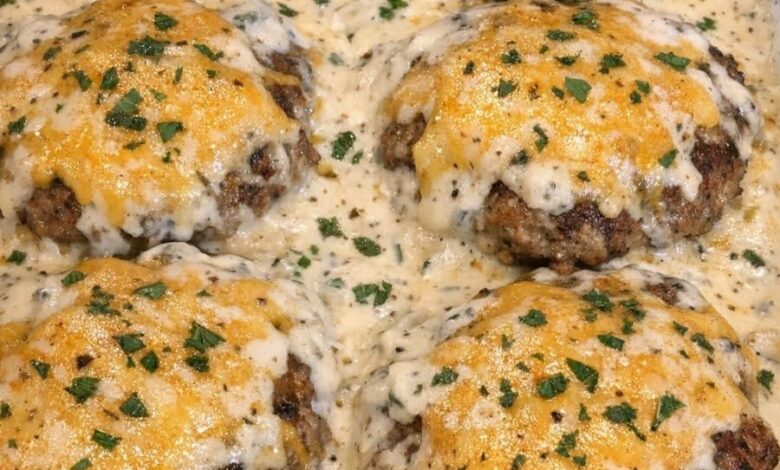 Oven Baked 3-Ingredient Ranch Burger Bake IMG 2097