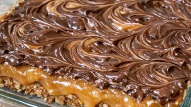 4-Ingredient Caramel Pretzel Bars IMG 2110