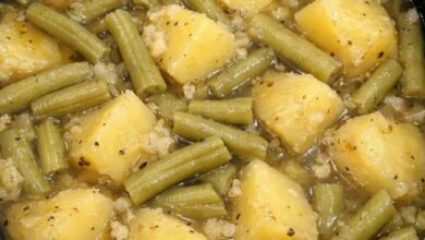 Slow Cooker 3-Ingredient Poor Man’s Potato and Canned Green Beans IMG 2118