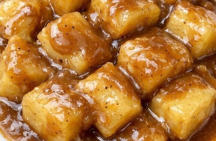 Slow Cooker Poor Man’s Potatoes & Gravy IMG 2145