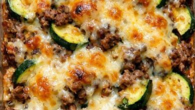 Cheesy Beef Zucchini Bake IMG 2210